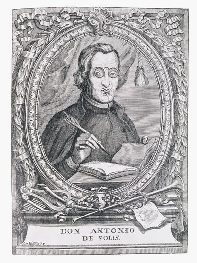 Portræt af Antonio de Solis y Rivadeneira (1610-86) fra 
