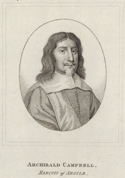 Portræt af Archibald Campbell af English School