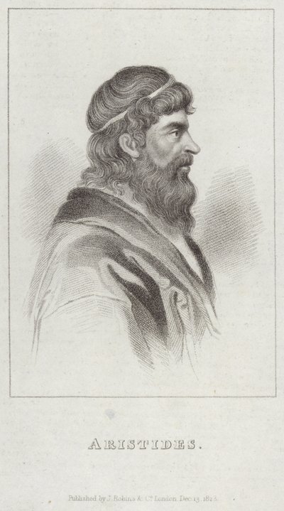 Portræt af Aristides af English School