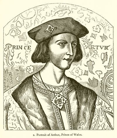 Portræt af Arthur, Prince of Wales af English School