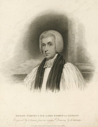 Portræt af Beilby Porteus af English School