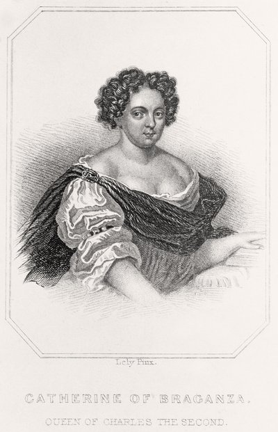 Portræt af Catherine af Braganza af English School