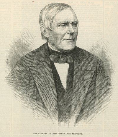 Portræt af Charles Green af English School