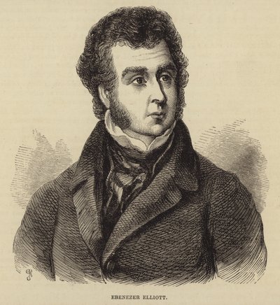 Portræt af Ebenezer Elliott af English School