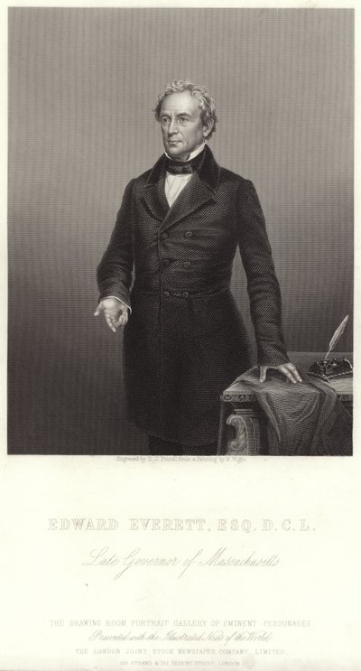 Portræt af Edward Everett af English School