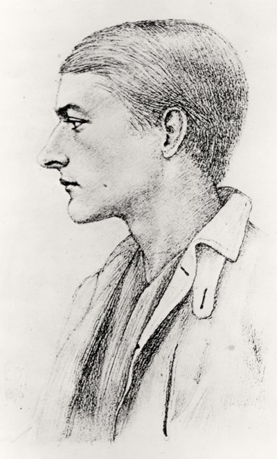 Portræt af Edward Fitzgerald af English School