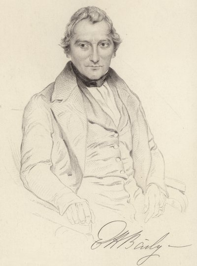 Portræt af Edward Hodges Baily af English School