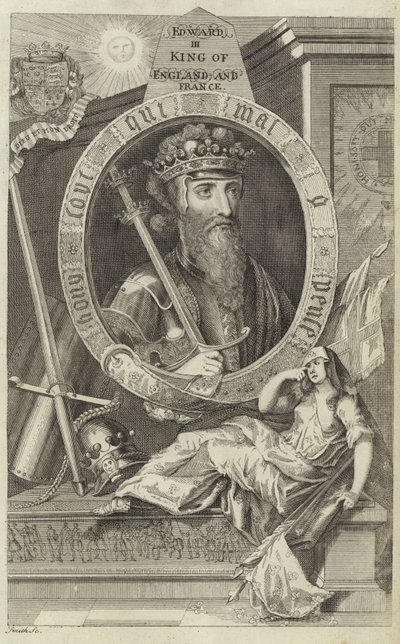 Portræt af Edward III af England af English School