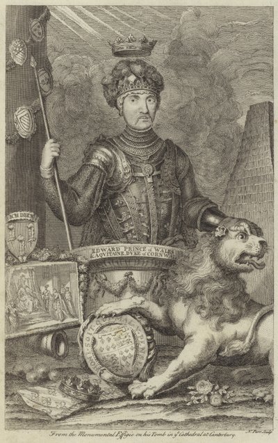 Portræt af Edward, Prince of Wales af English School