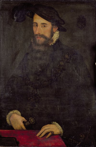 Portræt af Edward Seymour, hertug af Somerset og Lord Protector (ca. 1500-52) af English School