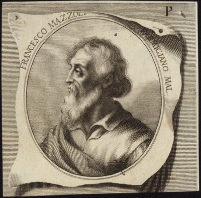 Portræt af Francesco Mazzola af English School