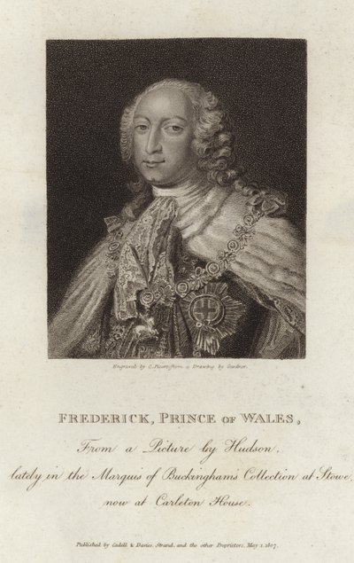 Portræt af Frederick Louis, Prince of Wales af English School