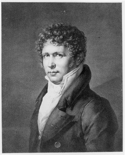 Portræt af Friedrich Heinrich Alexander, baron von Humboldt (1769-1859) af English School