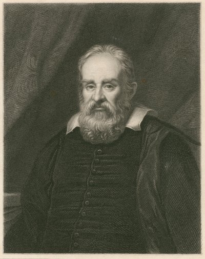 Galileo Galilein muotokuva af English School