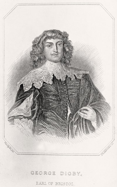 Portræt af George Digby, jarl af Bristol, 1835 af English School