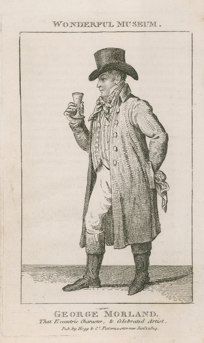 Portræt af George Morland af English School