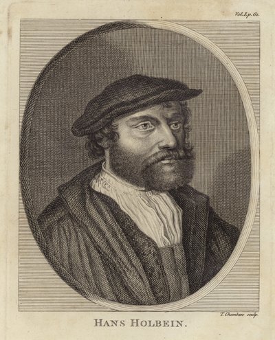 Portræt af Hans Holbein den Yngre af English School