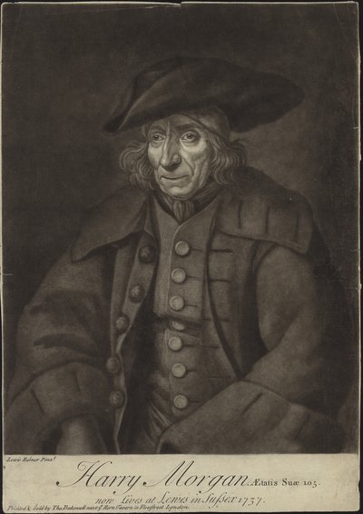 Portræt af Harry Morgan af English School