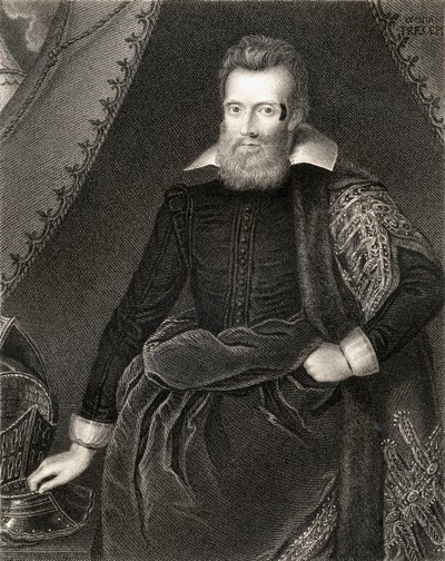 Portræt af Henry Danvers, jarl af Danby, fra Lodges British Portraits, 1823 af English School
