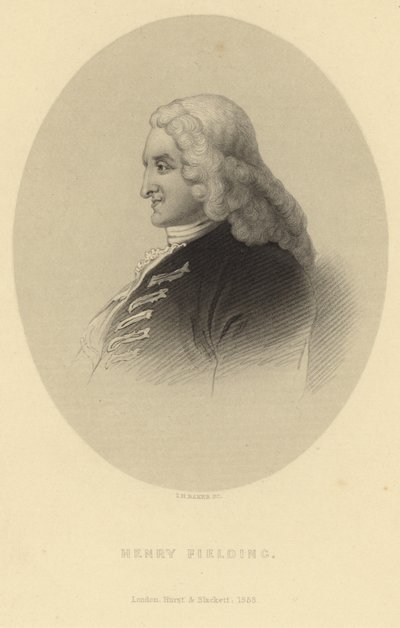 Portræt af Henry Fielding af English School