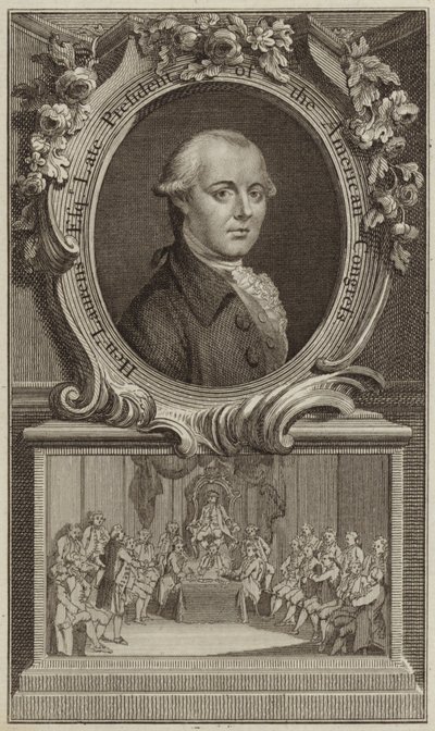 Portræt af Henry Laurens af English School