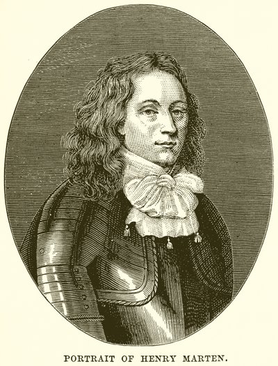 Portræt af Henry Marten af English School