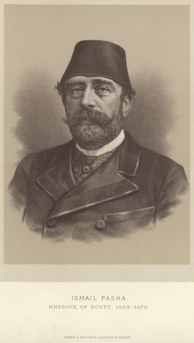 Portræt af Ismail Pasha af English School