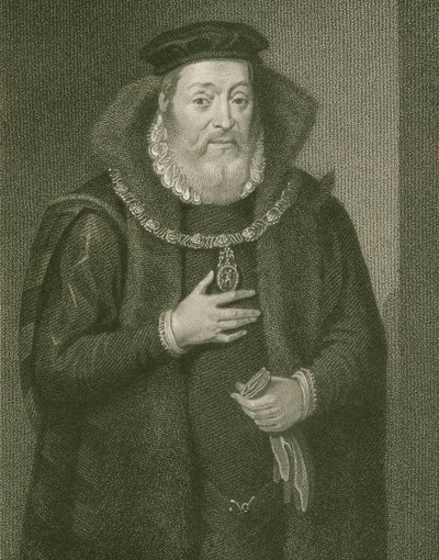 Portræt af James Hamilton (1517-1575), 2. jarl af Arran, fra "Lodge