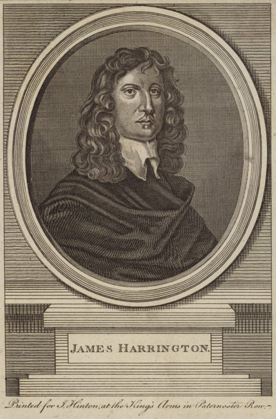Portræt af James Harrington af English School