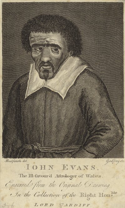 Portræt af John Evans af English School