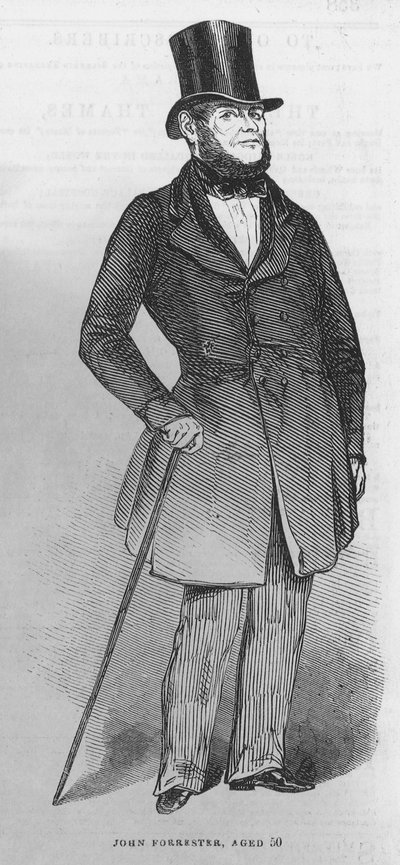 Portræt af John Forrester af English School