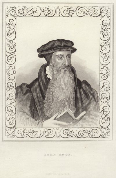 Portræt af John Knox af English School