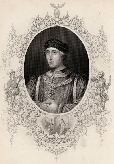Portræt af kong Henrik VI af English School