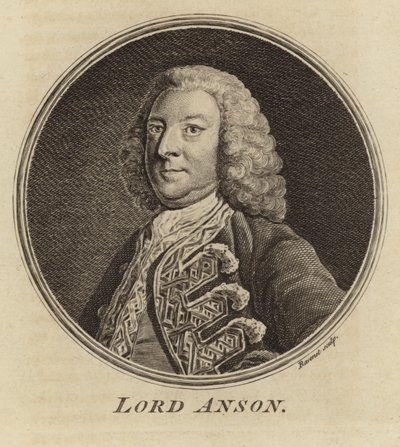 Portræt af Lord Anson af English School