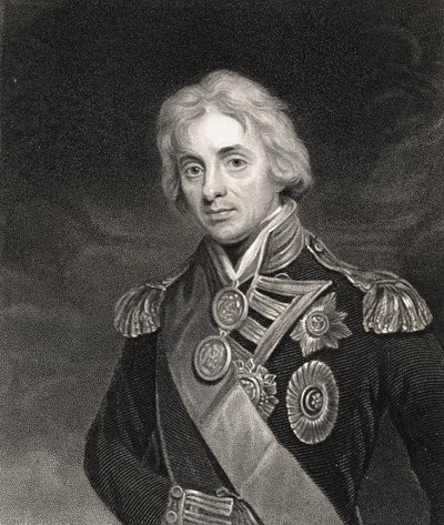 Portræt af Lord Horatio Nelson (1758-1805) af English School