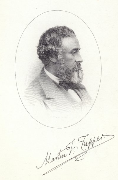 Porträt von Martin Farquhar Tupper von English School