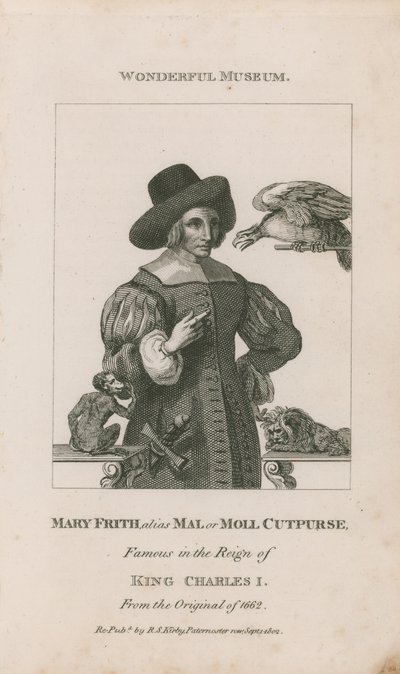 Portræt af Mary Frith af English School