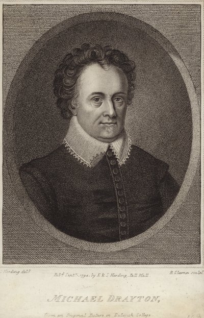 Portræt af Michael Drayton af English School