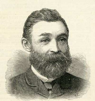 Portræt af Mr.R.Urwin, sekretær for Tyne Improvement Commissioners, 1884 af English School