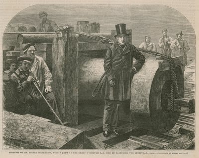 Portræt af Robert Stephenson af English School