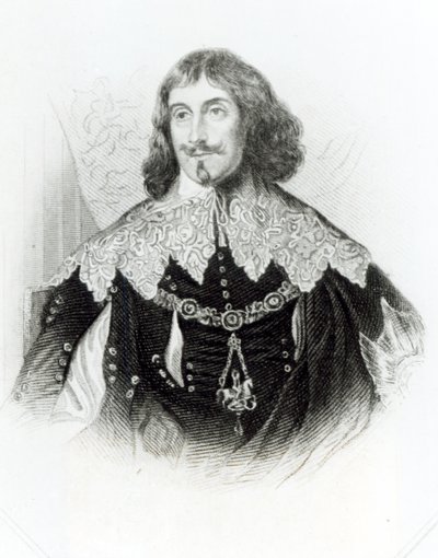 Portræt af Philip Herbert (1584-1650) 1. jarl af Montgomery og 4. jarl af Pembroke, fra 
