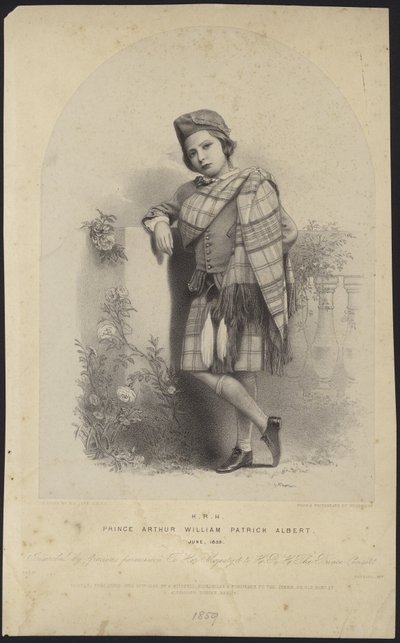 Portræt af Prins Arthur af English School