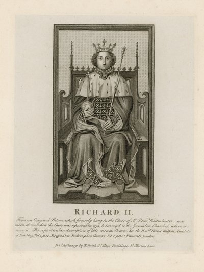 Portræt af Richard II af English School