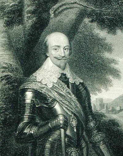 Portræt af Robert Bertie (1582-1642), 1. jarl af Lindsey, fra "Lodge