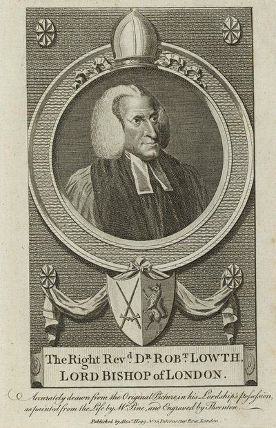 Portræt af Robert Lowth af English School