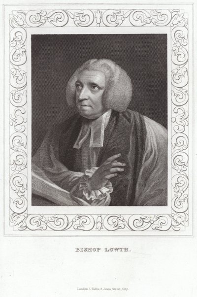 Portræt af Robert Lowth, biskop af London af English School