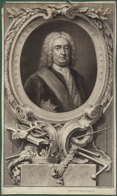 Portræt af Robert Walpole, jarl af Orford af English School