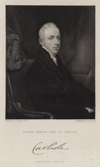 Portræt af Sir George Howard af English School