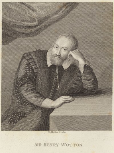 Portræt af Sir Henry Wotton af English School