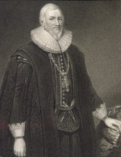 Portræt af Sir Hugh Middleton (1560-31), fra 